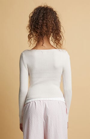 Krystal Cable Knit Sweater Top image number 3