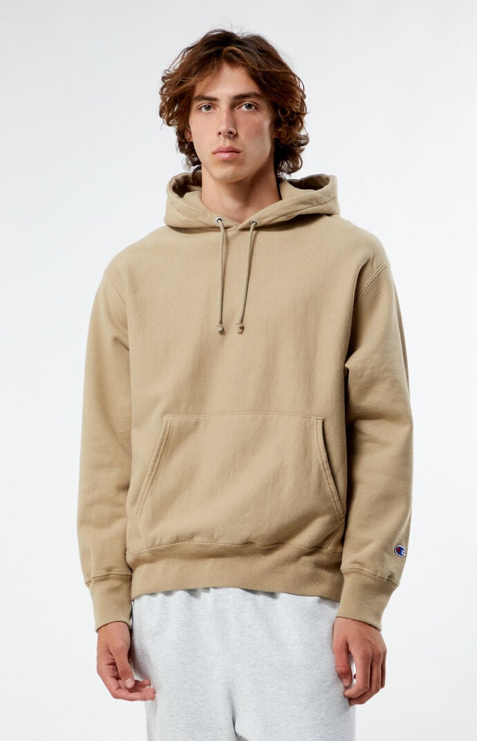 Champion reverse weave tan pullover hoodie on sale