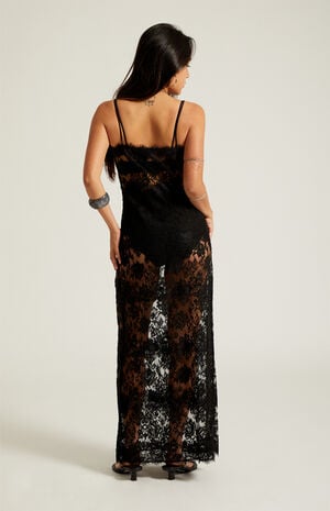 Agnes Sheer Lace Festival Maxi Dress image number 3