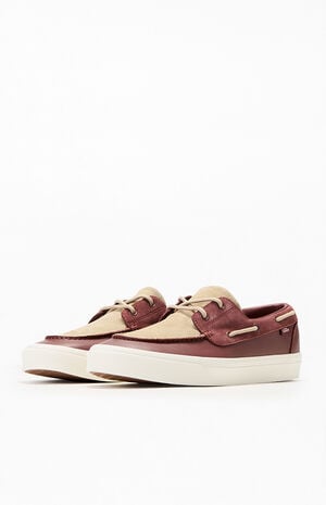 Tan 2-Eyelet Boat Shoes image number 2