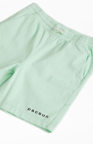 Pastel Green Volley Shorts image number 2