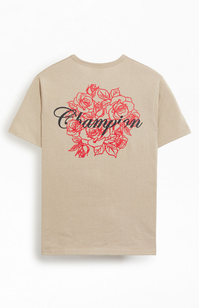 Champion Men s Heritage Rose Script T Shirt