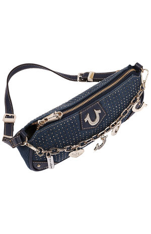 Sparkle Denim Shoulder Bag image number 5