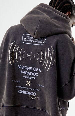 Visions of Paradox Cropped Hoodie image number 2