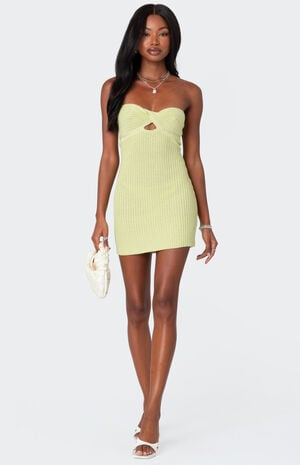 Sammie Twist Front Knit Mini Dress image number 1