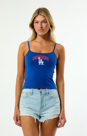 x MLB LA Dodgers Sculpted Tank Top image number 2