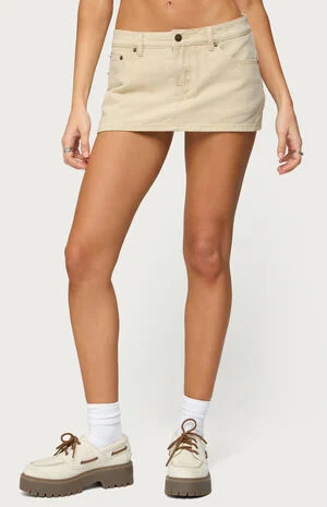 Camelia Denim Mini Skort image number 1