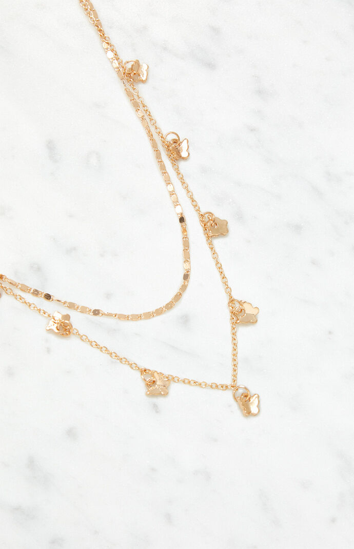 Butterfly Layered Necklace