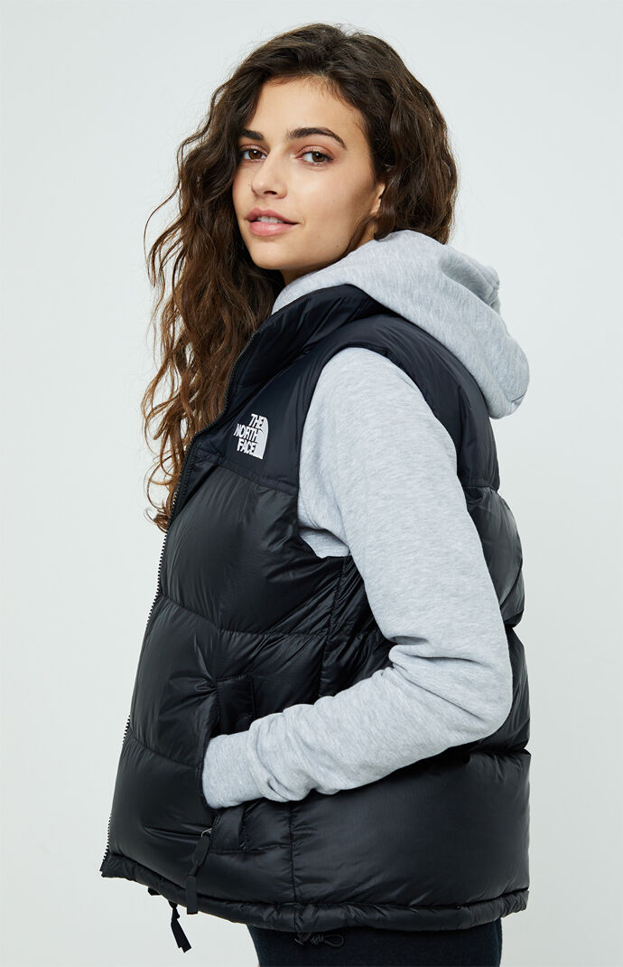 Black 1996 Retro Nuptse Vest