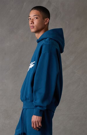 Blue Classic Raglan Hoodie image number 3