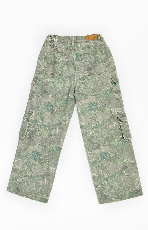 Pacsun Kids Camo Baggy Cargo Jeans