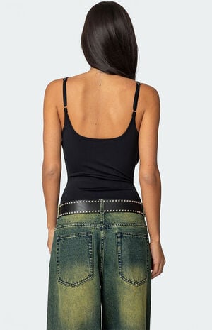 Teaghan Triangle Fitted Bodysuit image number 5