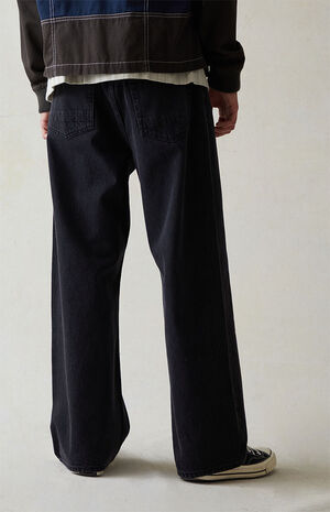 Eco Black Extreme Baggy Jeans image number 5