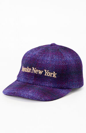 Purple Harris Tweed 6 Panel Dad Hat image number 4