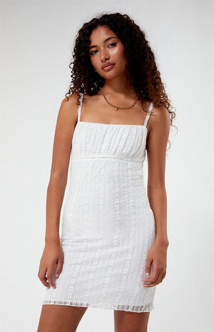 Bustier Lace Trim Mini Dress image number 3