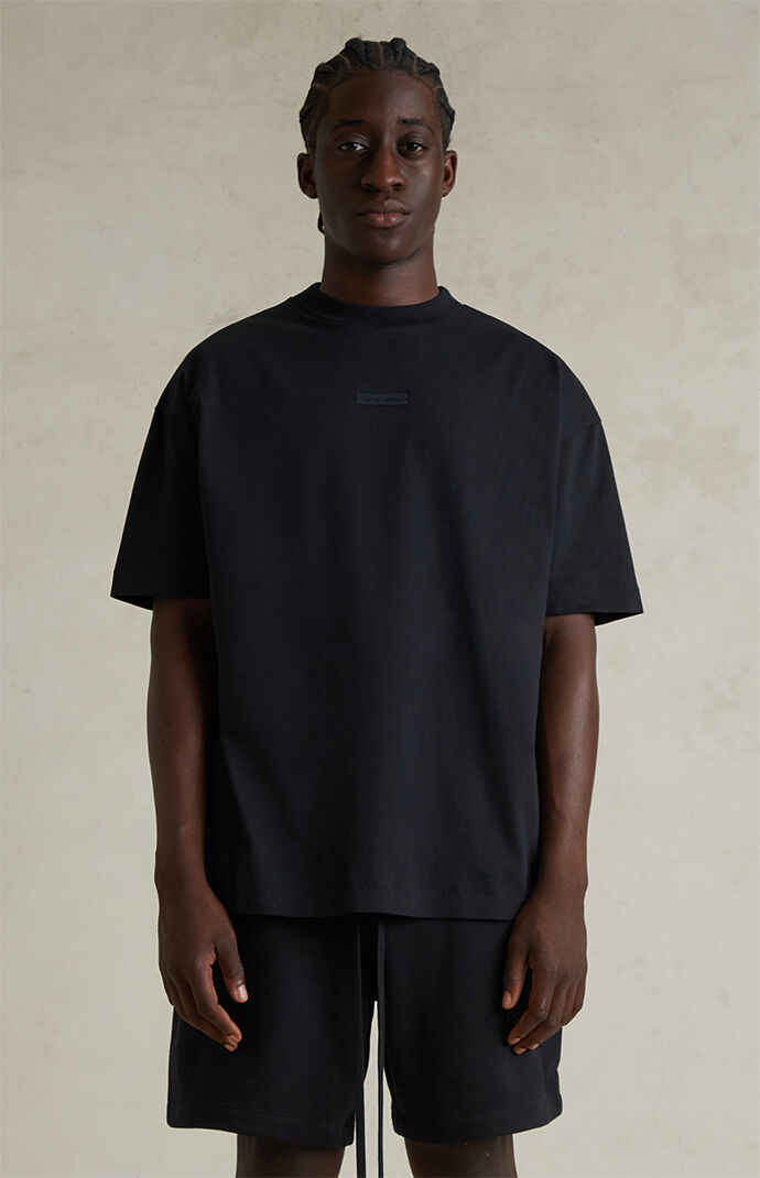 Fear of God ESSENTIALS Jet Black Classic T-Shirt | Pacsun