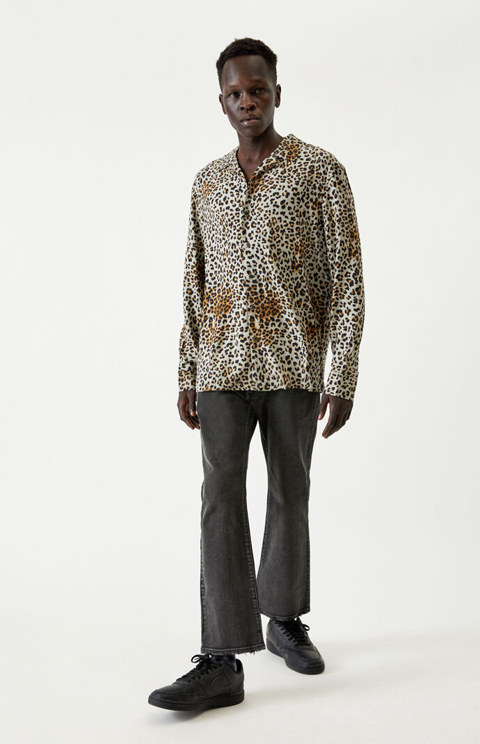 Leopard Resort Button Up Shirt