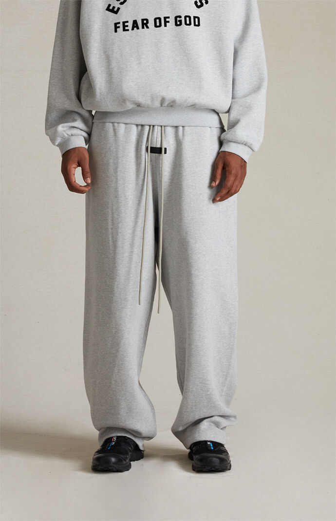 Fear of God Essentials Light Heather Grey Relaxed Lounge Fear of God Essentials Light Heather Grey Relaxed Lounge