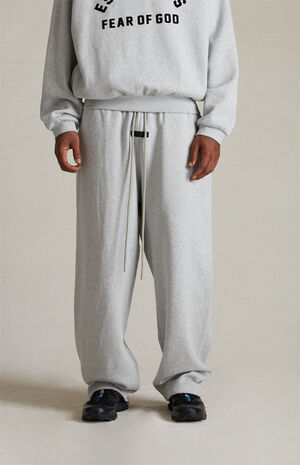 Light Heather Grey Relaxed Lounge Pants image number 2
