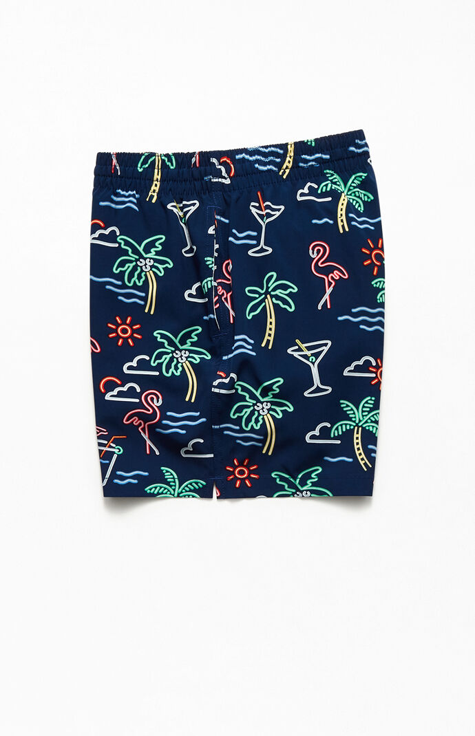 Neon Lights 15" Swim Trunks
