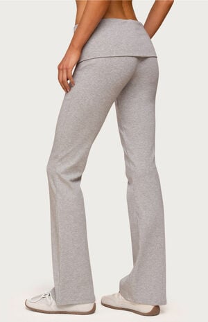 Ivanne Foldover Flared Pants image number 3