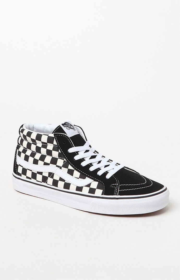 Vans Sk8Mid Reissue Checkerboard Shoes at