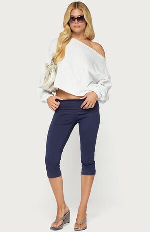 Rocio Foldover Capri Pants image number 5