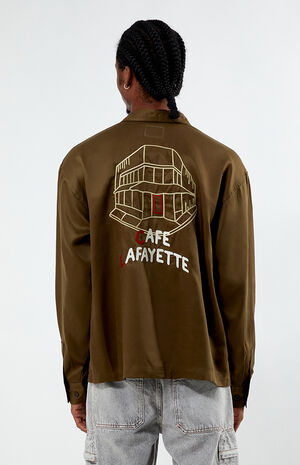 Embroidered Classic Long Sleeve Camp Shirt image number 4