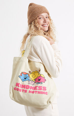 x Little Miss Kindness Costs Nothing Tote Bag image number 1