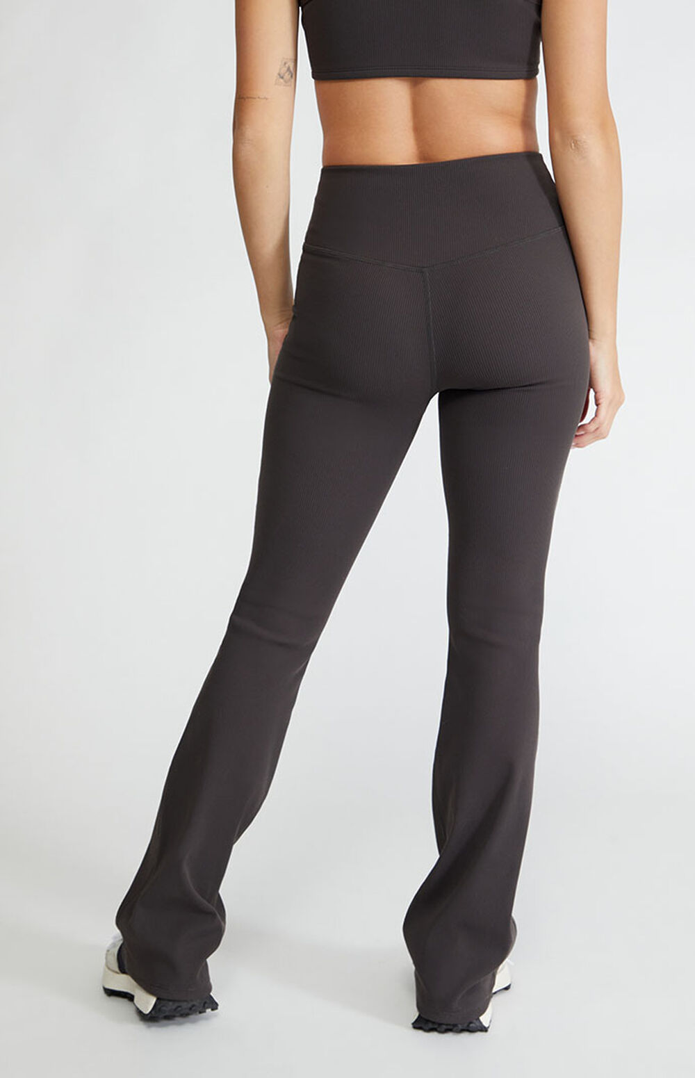 PacSun Active Ribbed Flare Yoga Pants PacSun
