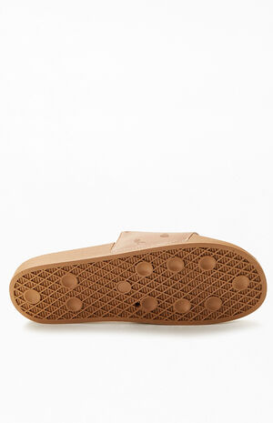 By PacSun Women's Brown AOP Bunny Slide Sandals image number 4
