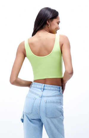 Ribbed Bustier Tank Top image number 4
