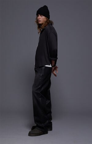 by Pacsun Dylan Baggy Jeans Black Shine image number 2