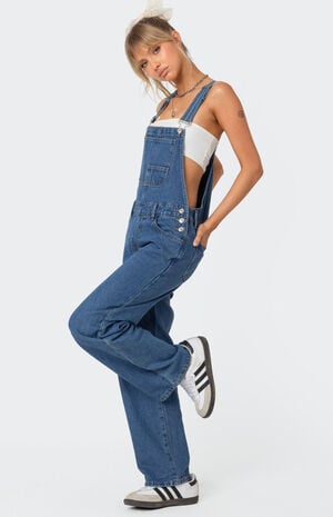 Rosemary Denim Overalls image number 4