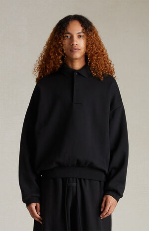 Jet Black Polo Sweatshirt image number 1