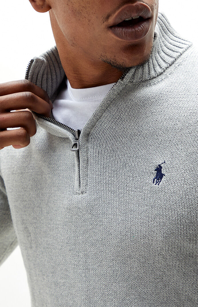 Polo Ralph Lauren Pullover Mock Neck 1 4 Zip Sweater PacSun