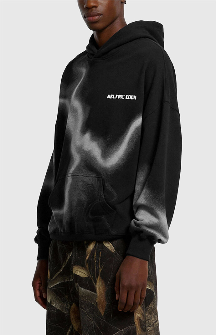 Aelfric Eden Thermal Blurred Image Oversized Hoodie