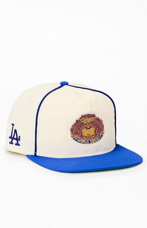 LA Dodgers Nylon World Series Snapback Hat image number 1
