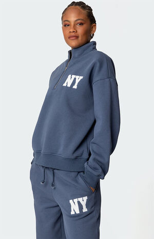 NY Quarter Zip Sweatshirt image number 3