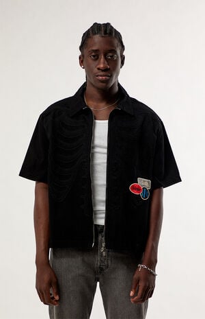 Dealer Vince Zip Up Short Sleeve Shirt image number 1