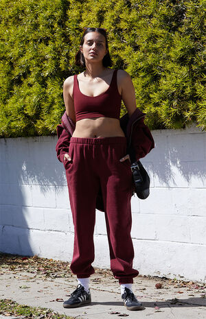 Burgundy Lydia Tank Top image number 4