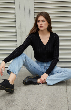 Black Shannon Cardigan image number 1