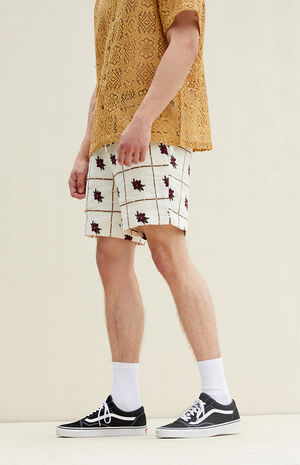 Floral Linen Shorts image number 4