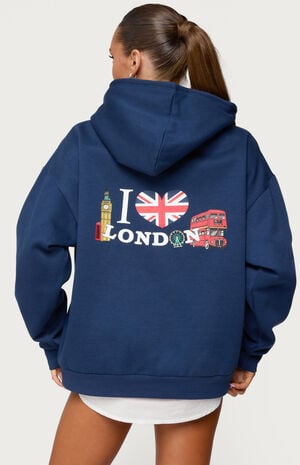 Love London Oversized Hoodie image number 3