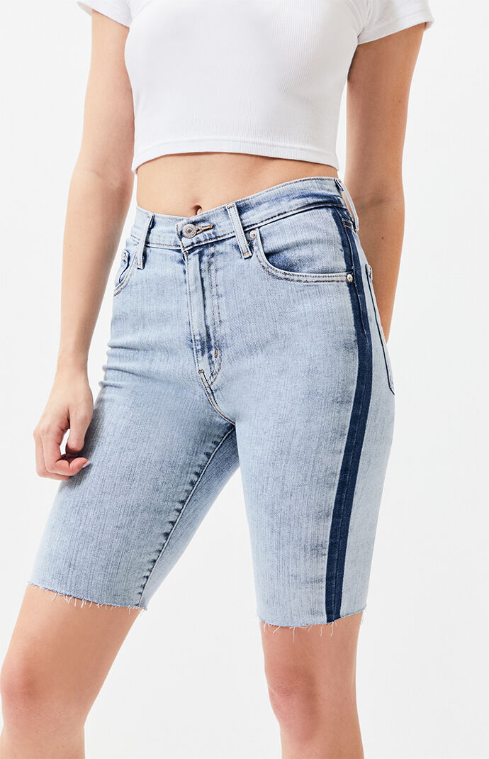 levis biker shorts