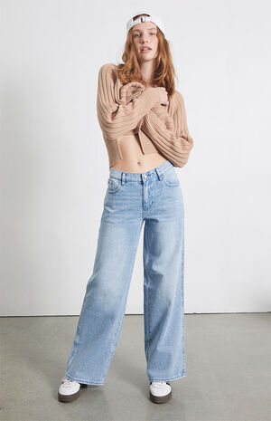Light Blue Baggy Jeans image number 6