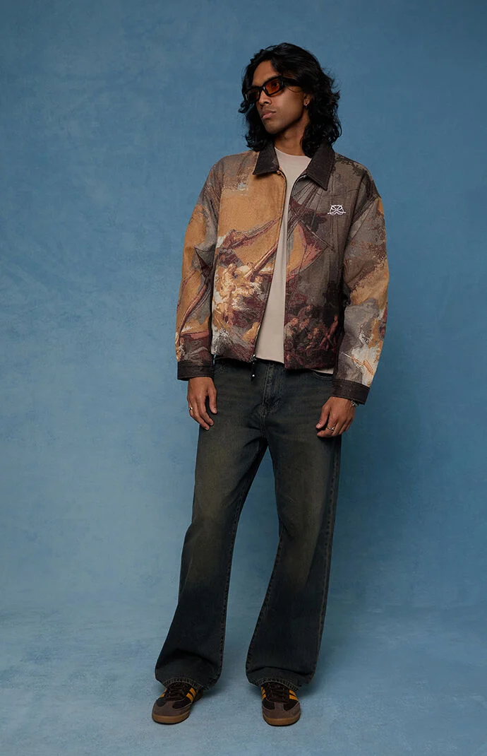 Pacsun Dylan Baggy Jeans Dark Blue Tint