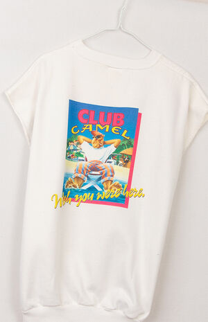 Upcycled Camel Club Sweatshirt image number 4