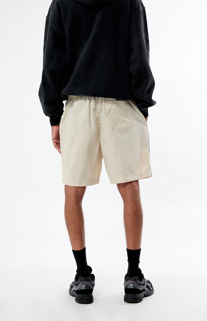 Pacsun Cream Piping Track Shorts | Pacsun