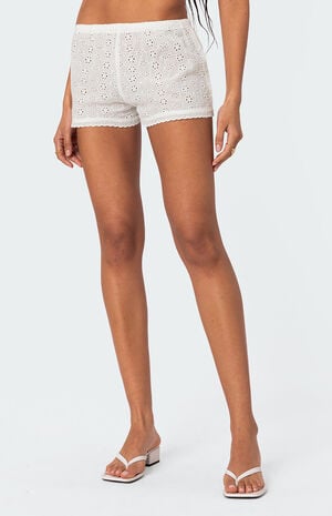 Jael Eyelet Shorts image number 2